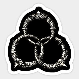 Ouroboros Metal Sticker